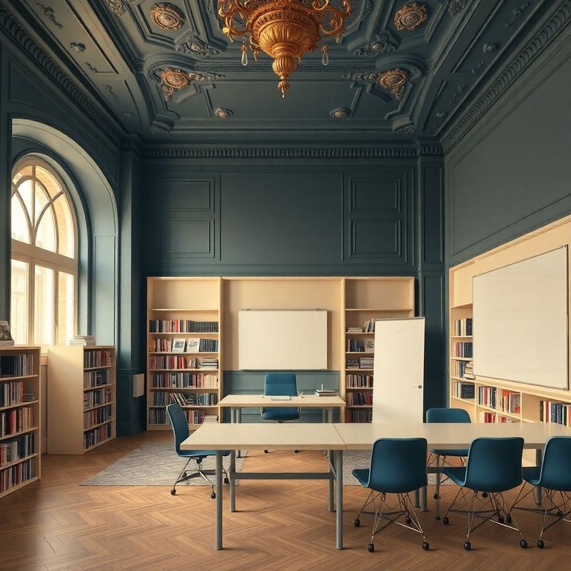 Interiér vzdělávací kanceláře v Českých Budějovicích